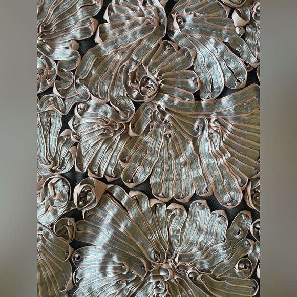 Sue Wong Nocturne Strapless Beaded Dress Pewter Silver Cocktail Size 2 - Picture 12 of 13